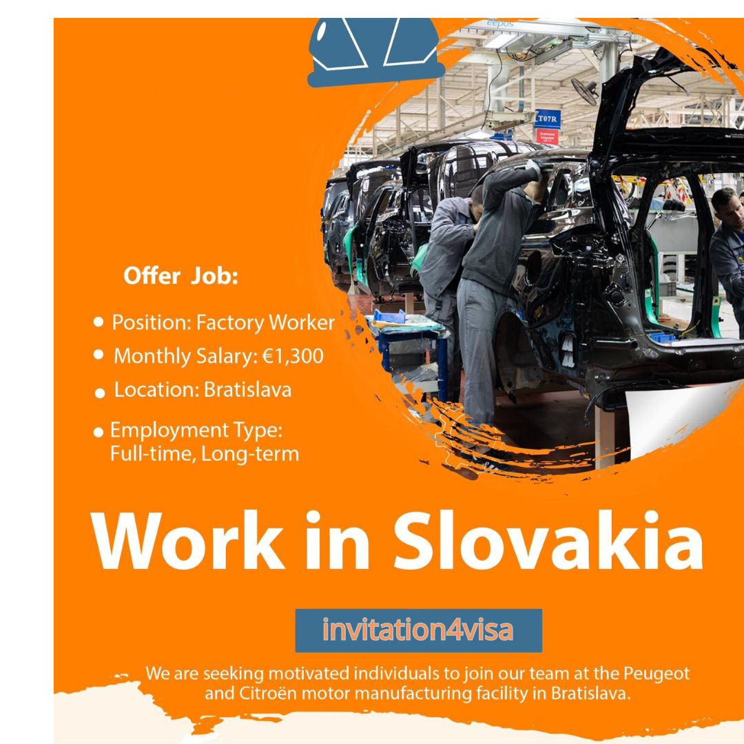 Slovakia work permit auto factory