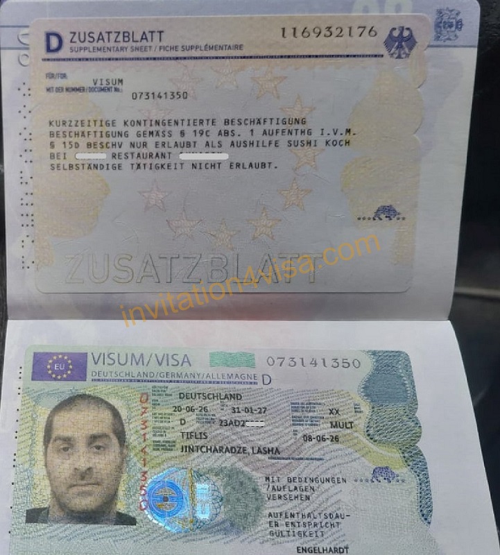 Germany work visa