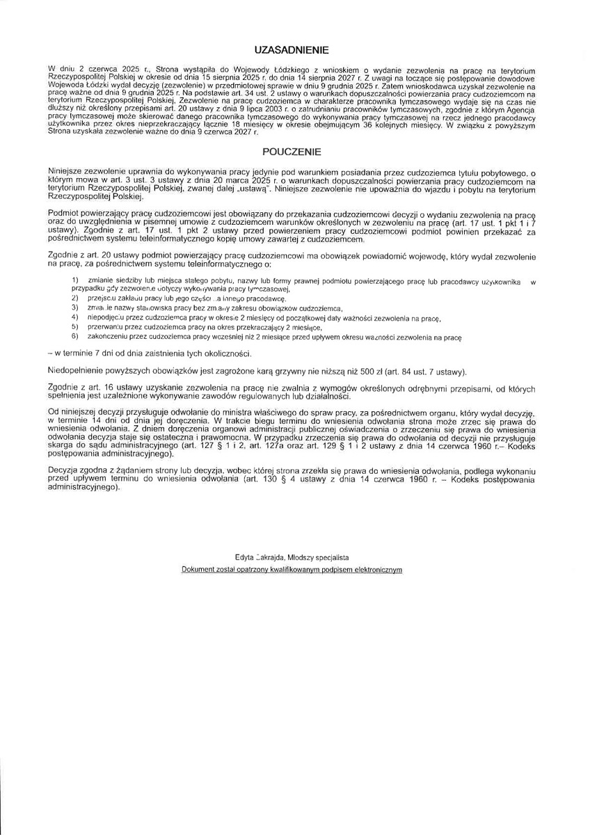 Poland work permit 2026