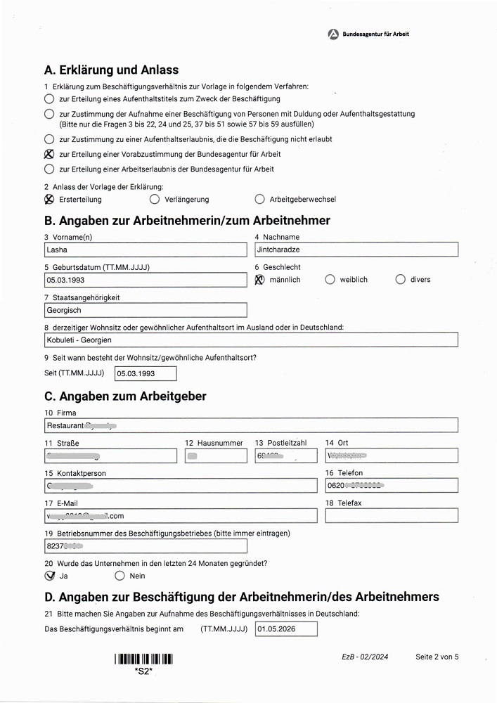 work permit Germany