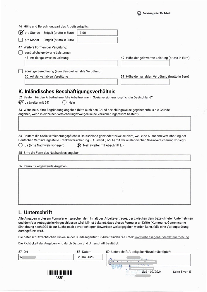 work permit Germany