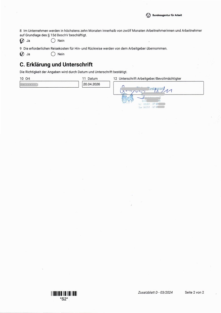 work permit Germany