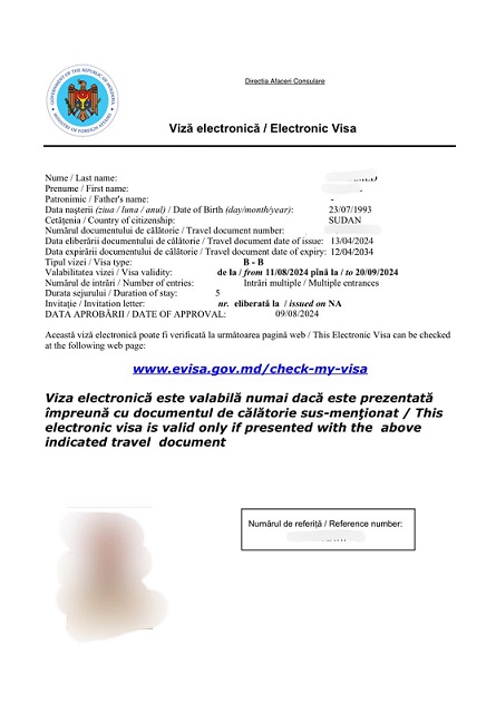 Moldova tourist visa