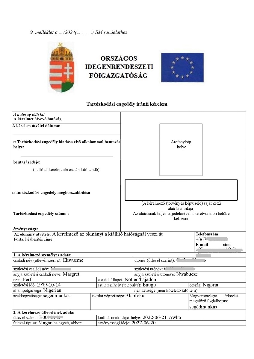 Hungary job visa 