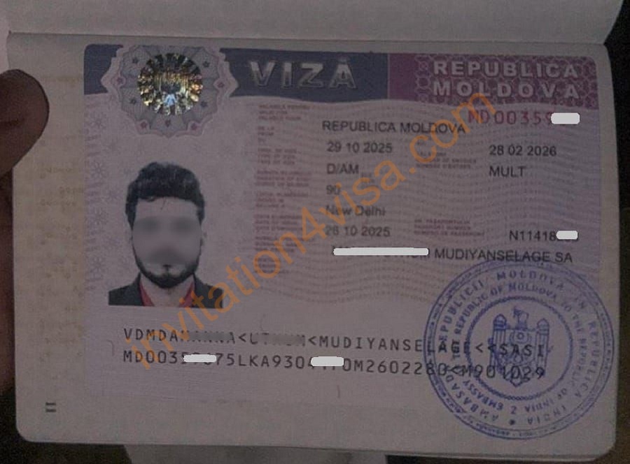 work visa to Moldova