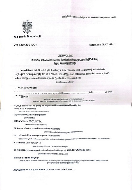 poland work permit