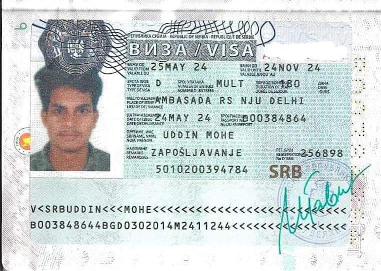 Work visa Serbia