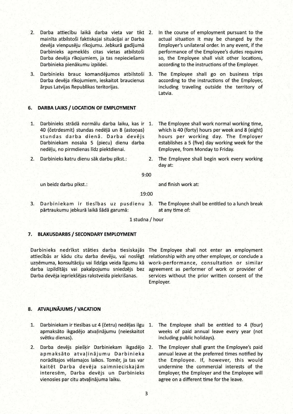 Latvia work permit