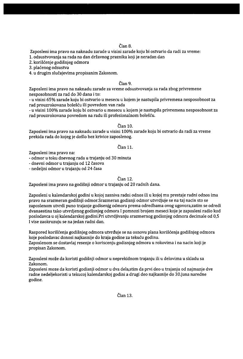 work permit to Serbia