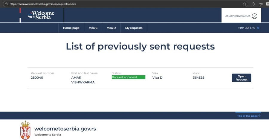 serbian approved work visa review